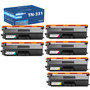 Compatible Brother TN331 Toner Cartridge 6 Color Set (TN331C, TN331M, TN331Y)
