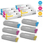 Compatible Okidata C610cdn Toner Cartridge 6 Color Set (44315303, 44315302, 44315301)