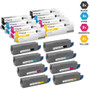 Compatible Okidata C612dn Toner Cartridge 8 Color Set (46507504, 46507503, 46507502, 46507501)