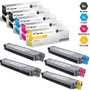 Compatible Okidata C830dn Toner Cartridge 5 Color Set (44059112, 44059111, 44059110, 44059109)