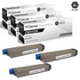 Compatible Okidata C831dn Toner Cartridge 3 Black (44844512)