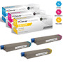Compatible Okidata C831dn Toner Cartridge 3 Color Set (44844511, 44844510, 44844509)