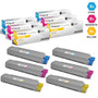 Compatible Okidata MC860 Toner Cartridge 6 Color Set (44059215, 44059214, 44059213)