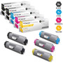Compatible Okidata C5550N Toner Cartridge 5 Color Set (43324420, 43324419, 43324418, 43324417)