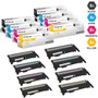 Compatible Samsung CLT-406S Toner Cartridge 8 Color Set (CLT-K406S, CLT-C406S, CLT-M406S, CLT-Y406S)