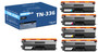 Compatible Brother TN336 (TN336BK TN336C TN336M TN336Y) Toner Cartridge 5 Color Set