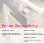 Compatible Brother TN850/TN820 (TN850/TN820) Toner Cartridge Black 3 Pack