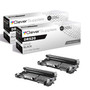 Compatible Brother DR520 (DR520) Toner Cartridge Black 2 Pack