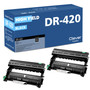 Compatible Brother DR420 Toner Cartridge Black 2 Pack