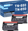 Compatible Brother TN880 Toner Cartridge Black 2 Pack