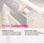 Compatible Brother DR820 Black Drum and 2 Toner Set