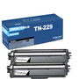Compatible Brother TN229 (TN229BK) Toner Cartridge Black 2 Pack