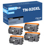 Compatible Brother TN920XL (TN-920XL) Toner Cartridge Black 4 Pack