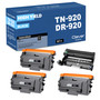 Compatible Brother TN920-DR920 Black Drum and 3 Toner Set
