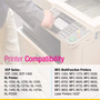 Compatible Brother TN460 (TN460) Toner Cartridge Black 4 Pack