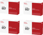 Compatible Canon 057 Toner Cartridge Black 4 Pack