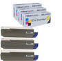 Compatible Okidata C610 (44135303 44135302 44135301) Toner Cartridge 3 Color Set