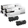 Compatible Lexmark 521X (52D1X00) Toner Cartridge Black 2 Pack