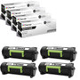 Compatible Lexmark MS317DN (51B00A0) Toner Cartridge Black 4 Pack