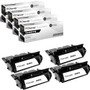 Compatible Lexmark T640DTN (X644H11A) Toner Cartridge Black 4 Pack