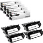 Compatible Lexmark T642TN (X644H11A) Toner Cartridge Black 4 Pack