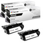 Compatible Lexmark X644E (X644H11A) Toner Cartridge Black 2 Pack