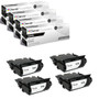 Compatible Lexmark 1372 (12A7365) Toner Cartridge Black 4 Pack