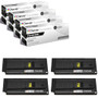 Compatible Kyocera-Mita FS3830N (370QC0KM 370QD0KM) Toner Cartridge Black 4 Pack