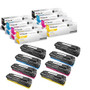Compatible HP CP3525n (CE250A CE251A CE252A CE253A) Toner Cartridge 8 Color Set