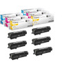 Compatible HP CP4525dn (CE261A CE262A CE263A) Toner Cartridge 6 Color Set