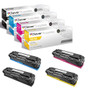 Compatible HP CP3525dn (CE250A CE251A CE252A CE253A) Toner Cartridge 4 Color Set