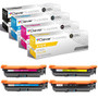 Compatible HP 212X (W2120X, W2121X, W2123X, W2122X) Toner Cartridge 4 Color Set