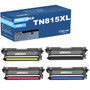 Compatible Brother TN815XL (TN815XLBK, TN815XLC, TN815XLY, TN815XLM) Toner Cartridge 4 Color Set