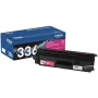 Brother TN336M Magenta Genuine OEM Toner Cartridge - 3,500 pages
