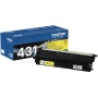 Brother TN431Y Yellow Genuine OEM Toner Cartridge - 1,800 pages