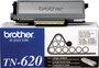 Brother TN620BK Black Genuine OEM Toner Cartridge - 3,000 pages