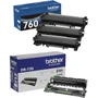 Brother Genuine TN760 High Yield Black Toner Cartridge and DR730 Drum OEM Bundle - 3 Toners + 1 Drum (3,000 Pages Each Toner, 12,000-Page Drum)