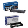 Brother Genuine TN630 Black Toner Cartridge and DR630 Drum OEM Bundle - 1 Toner + 1 Drum (1,200 Pages Each Toner, 12,000-Page Drum)