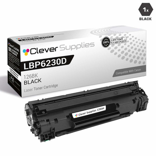 Compatible Canon 126 (3483B001) Toner Cartridge MICR Black Clever