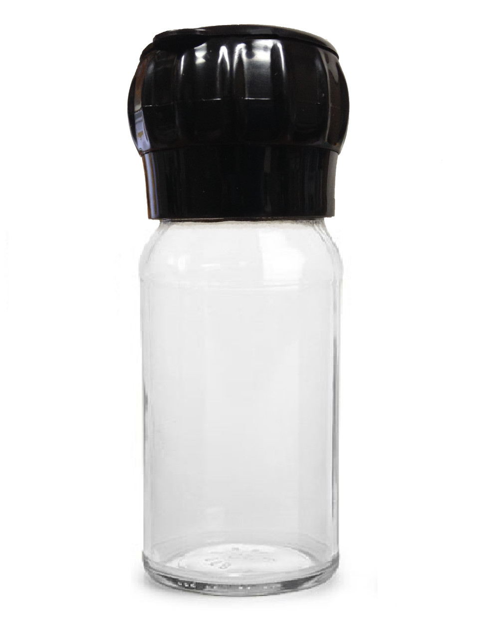 4 oz Glass Spice Bottle with Plastic Grinder Tops – Grate Grinds