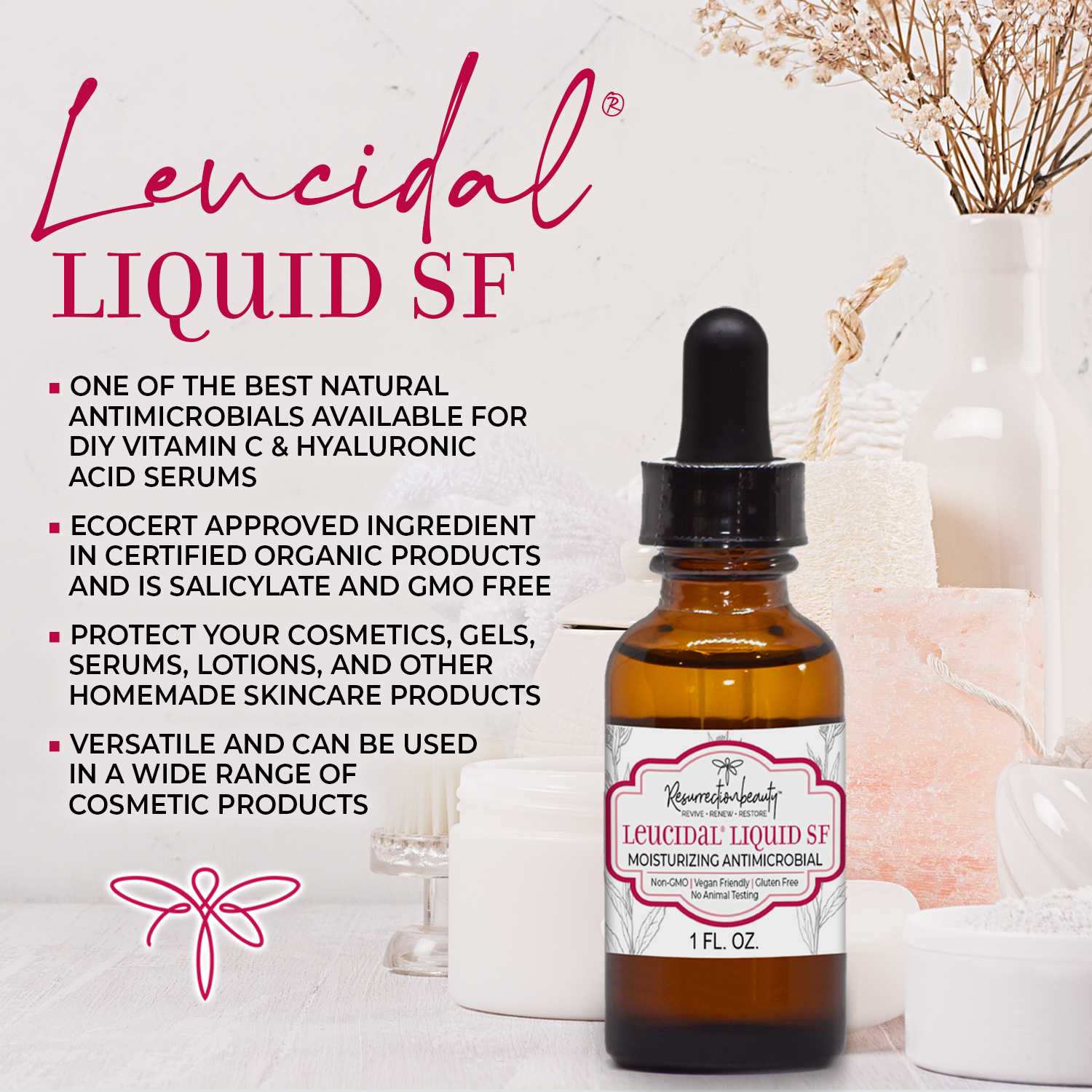 Leucidal Liquid SF Natural Moisturizing Antimicrobial Ingredient for  Homemade 1 for sale online