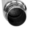 2.25" 57mm 3.5" Round x 9" Profusion 304 Stainless Exhaust Silencer Resonator