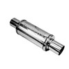 2.25" 57mm 4" Round 9" Profusion 304 Stainless Steel Exhaust Silencer Resonator