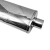 3" 76mm 5" x 8" Oval x 18" Profusion 304 Stainless Steel Exhaust Silencer