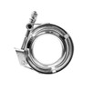 2" Inch 51mm Profusion 304 Stainless Steel V-Band Clamp Kit M/F Quick Release