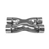 2.5 inch 63mm Profusion Stainless Steel X Pipe Crossover Exhaust