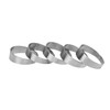 2.5" 63mm Pie Cuts 45 Degree 304 Stainless Steel Exhaust elbow Bend