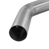 45 Degree 57mm 1.5D Mandrel Exhaust Bend T304 Stainless Steel Long Legs