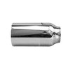 3.5 inch Round Straight Cut Mirror Polished 304 Stainless Steel Exhaust Tip  - PE35016