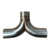 2.25 inch 57mm Exhaust Seagull Y Pipe 304 Stainless Steel T Piece